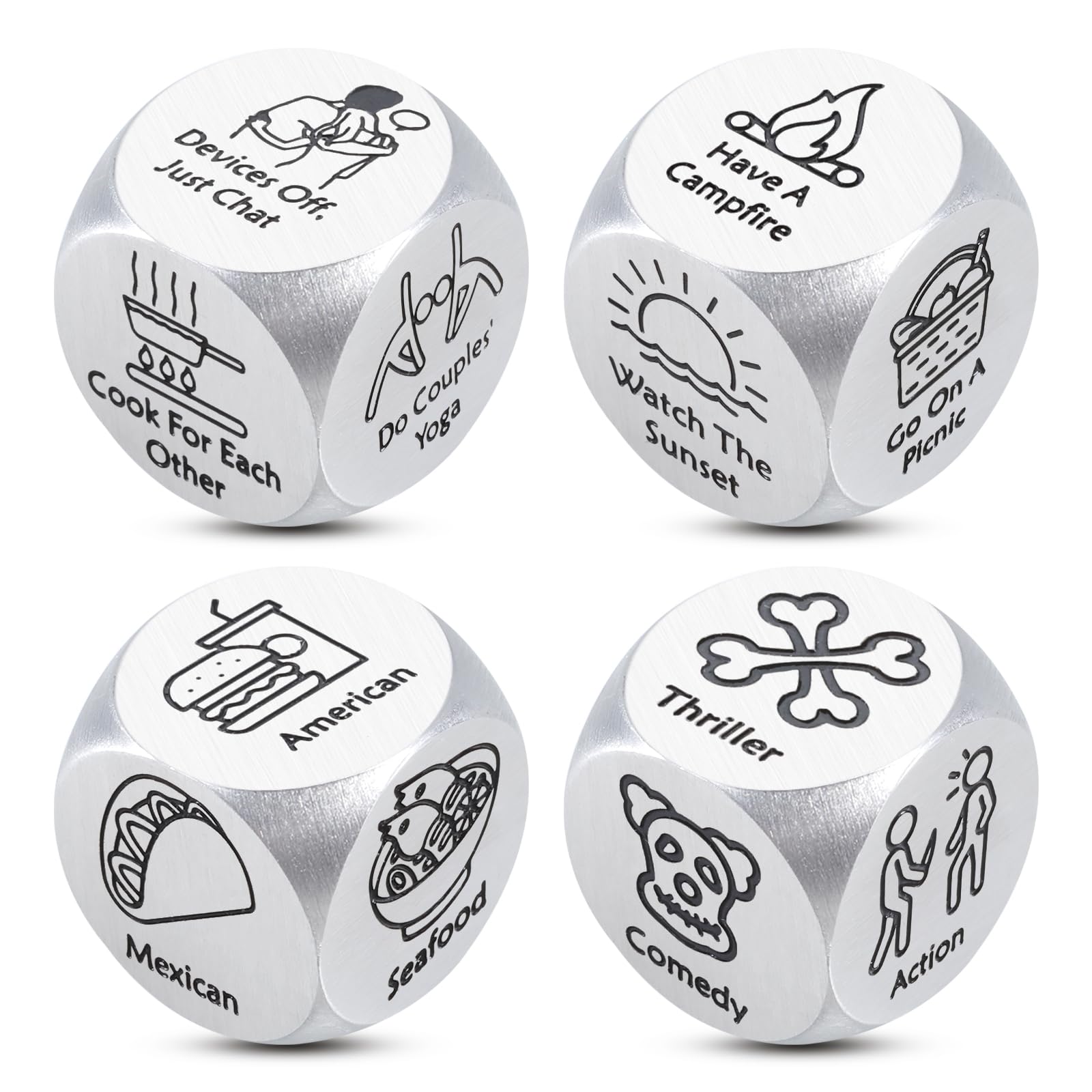 4PCS Dice Games for Couples